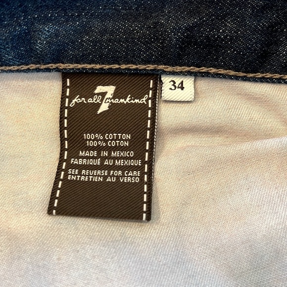 7 For All Mankind Jeans - Mens - Slimmy - Size 34 - JTA511176A/029036 - Picture 7 of 8